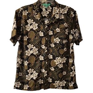 Dip 100% Cotton Tropical Floral Hawaiian Shirt